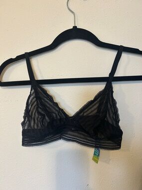 Cosabella Bralette Bra Sweet Treat Lace Bra Black  Size M